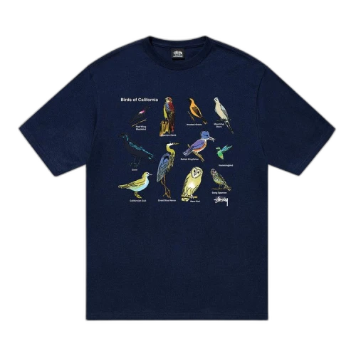Stussy California Birds Tee Navy