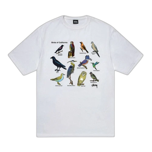 Stussy California Birds Tee White