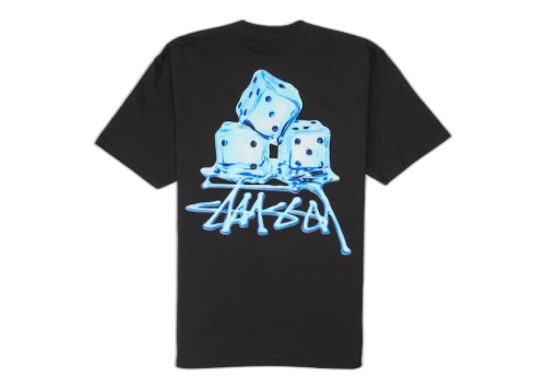 Stussy Melted Tee Black