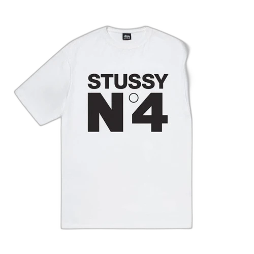 Stussy No.4 Tee White