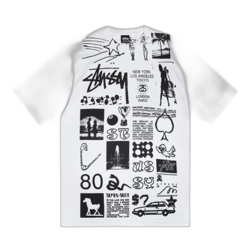 Stussy Sara Tee White