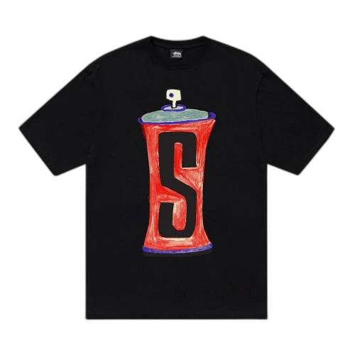 Stussy Spraycan Tee Black
