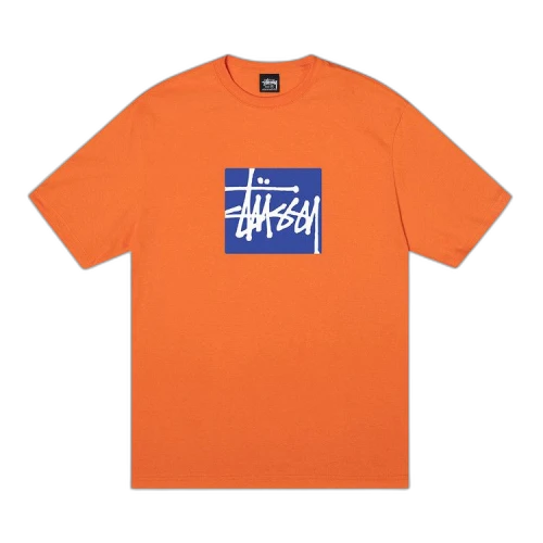 Stussy Stock Box Tee 'Coral'
