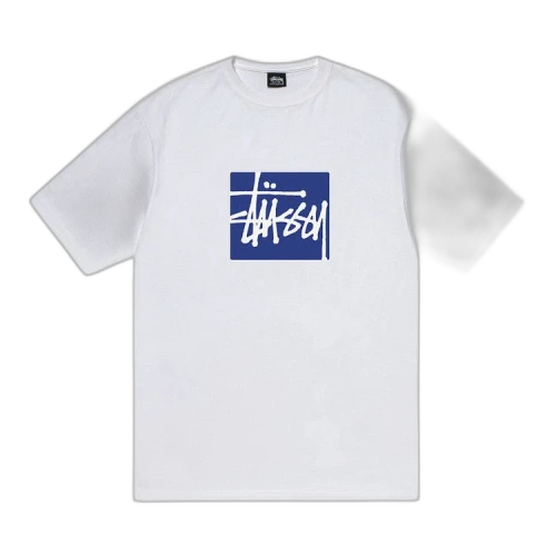 Stussy Stock Box Tee 'White'