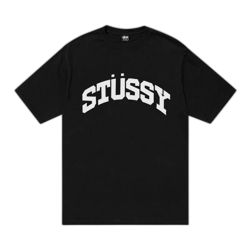 Stussy Block Sport Pigment Dyed Tee 'Black'