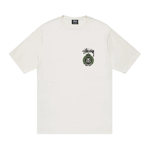 Stussy Crown Wreath Pigment Dyed Tee 'Natural'