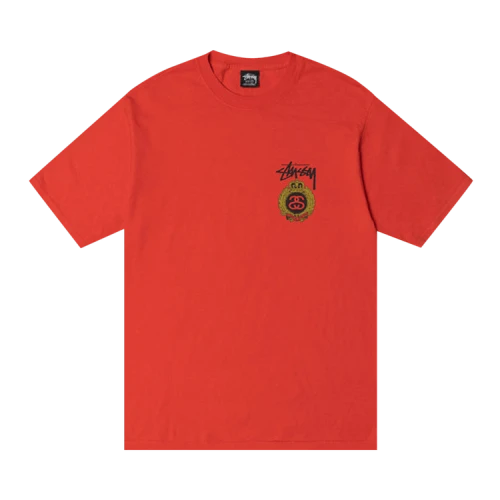 Stussy Crown Wreath Pigment Dyed Tee 'Tomato'