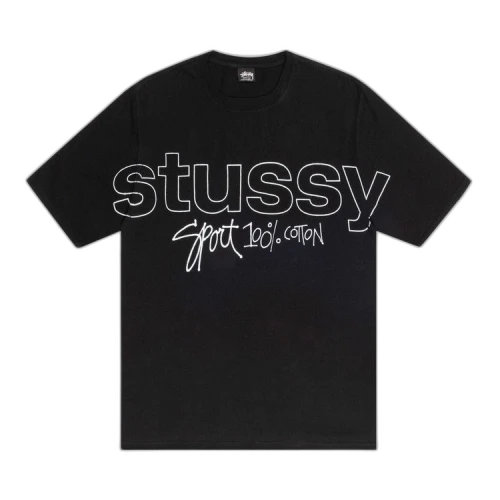 Stussy Sport 100% Pigment Dyed Tee 'Black'