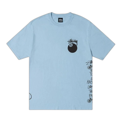Stussy Test Strike Pigment Dyed Tee 'Sky Blue'