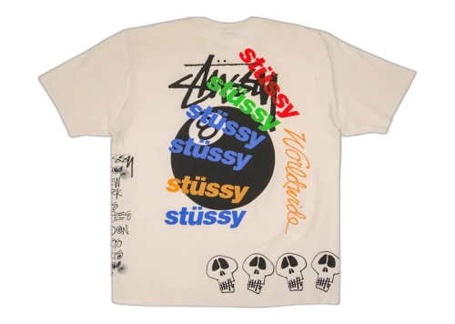 Stussy Test Strike Pigment Dyed Tee Natural