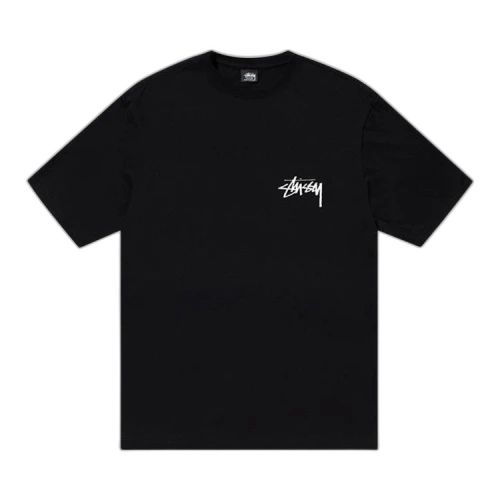 Stussy Gold Lion Tee Black