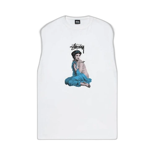 Stussy Lady Rome Tee White