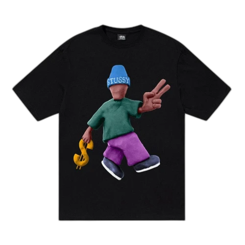 Stussy Peace & Prosperity Tee 'Black'