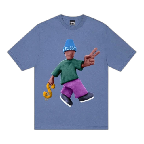 Stussy Peace & Prosperity Tee 'Storm'