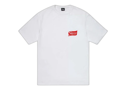 Stussy Soda Can Tee White