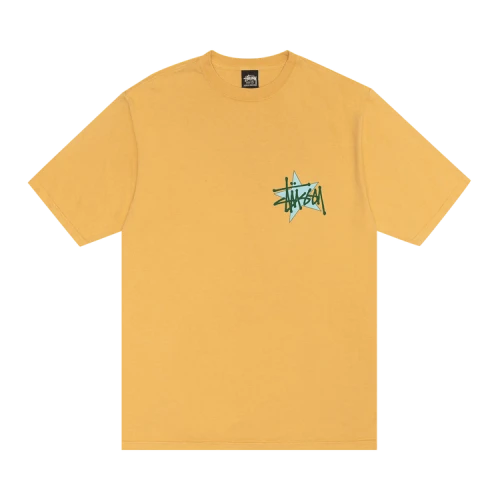Stussy Star Tee Pigment Dyed 'Honey'