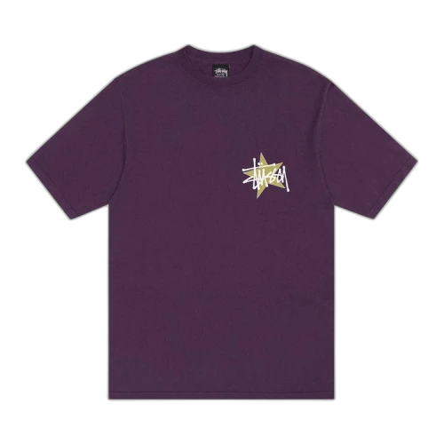 Stussy Star Tee Pigment Dyed 'Purple'