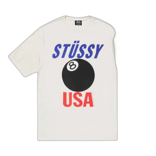 Stussy USA Pigment Dyed T-Shirt 'Natural'