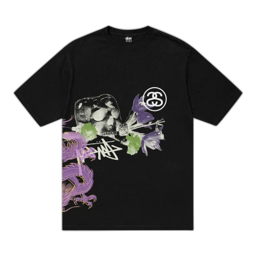 Stussy Strike Pigment Dyed Tee 'Black'