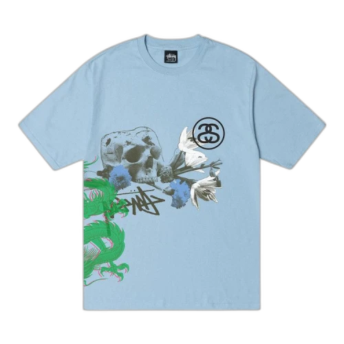 Stussy Strike Pigment Dyed Tee 'Sky Blue'