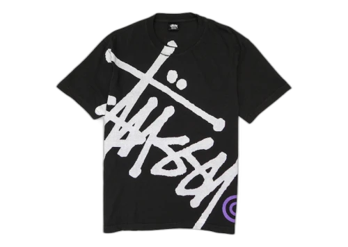 Stussy Big Basic Pigment Dyed Tee Black/Purple
