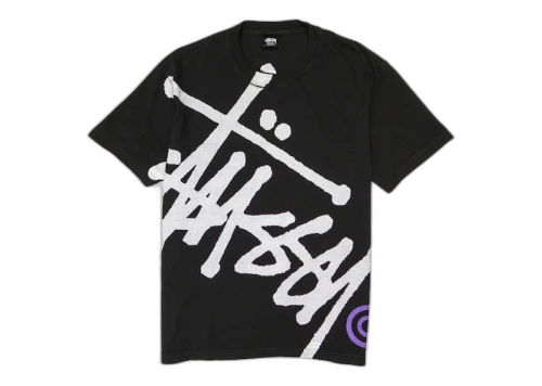 Stussy Big Basic Pigment Dyed Tee Black/Purple