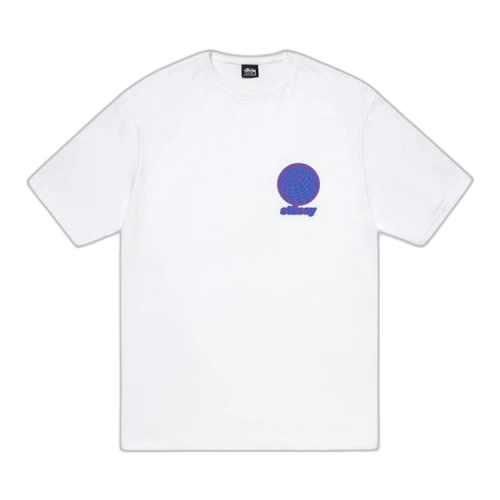 Stussy 8 Ball Grid Tee 'White'