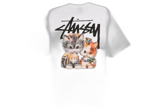 Stussy Kittens Tee White