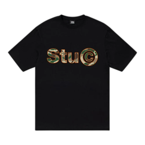 Stussy Stu C. Camo Tee Black