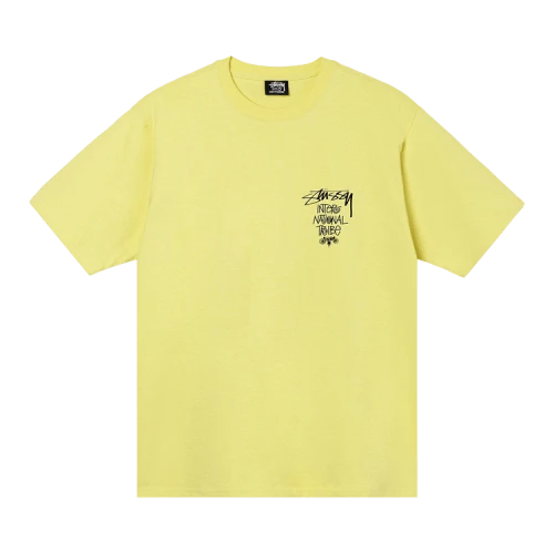 Stussy Tribe Stack Tee 'Yellow'