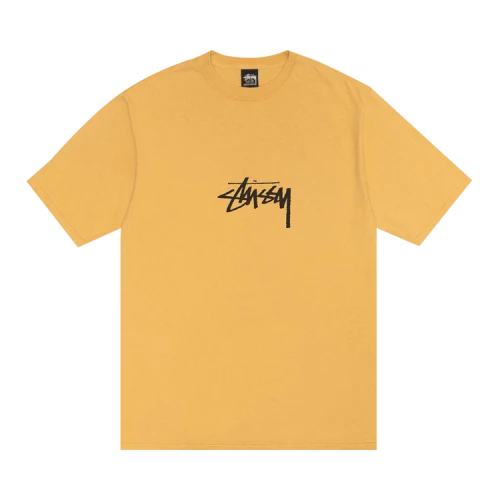 Stussy Pigment Dyed Small Stock Tee 'Honey'