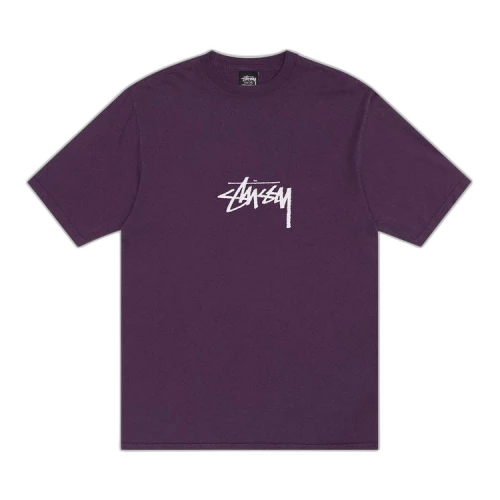 Stussy Pigment Dyed Small Stock Tee 'Purple'