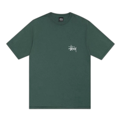 Stussy Pigment Dyed Built Tough Tee 'Forest'
