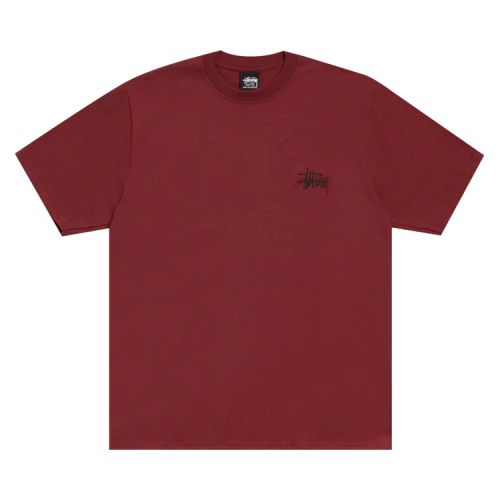 Stussy Basic Tee Wine