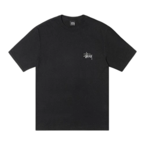 Stussy Basic Tee Pigment Dyed 'Black/White'