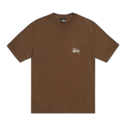 Stussy Basic Pigment Dyed T-Shirt 'Brown'