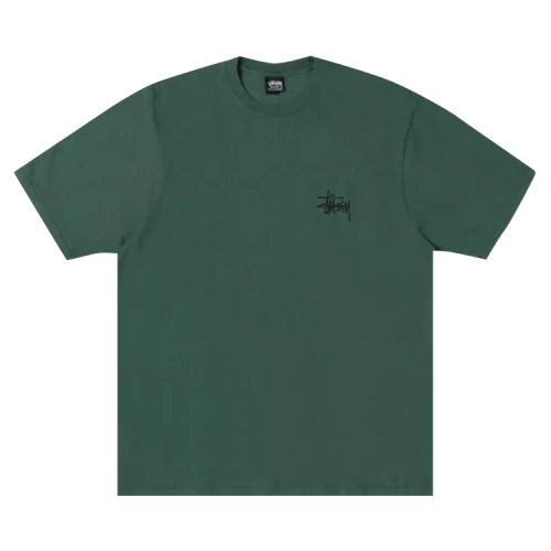 Stussy Basic Pigment Dyed T-Shirt 'Pine'