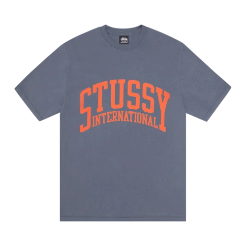 Stussy International Tee Pigment Dyed 'Indigo'