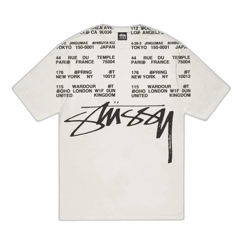Stussy Locations Pigment Dyed T-Shirt 'Natural'