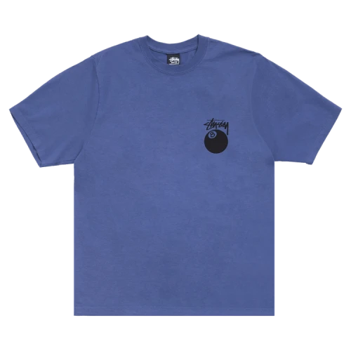 Stussy 8 Ball Tee Pigment Dyed 'Indigo'