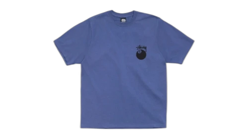Stussy 8 Ball Pigment Dyed Tee Indigo
