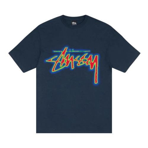 Stussy Thermal Stock Tee Navy