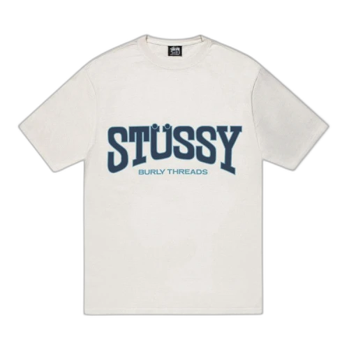 Stussy Burly Threads Pigment Dyed Tee 'Natural'