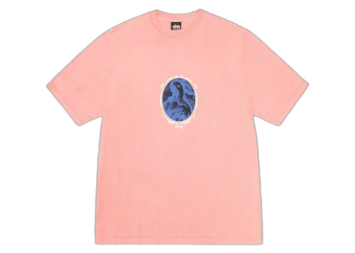 Stussy Venus Oval Pigment Dyed Tee Coral