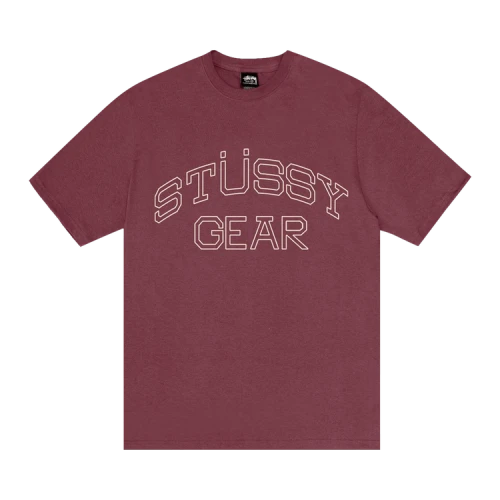 Stussy Gear Tee 'Oxblood'