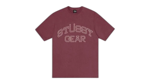 Stussy Gear Tee Oxblood