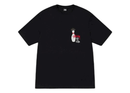 Stussy Kingpin Pigment Dyed T-shirt Black