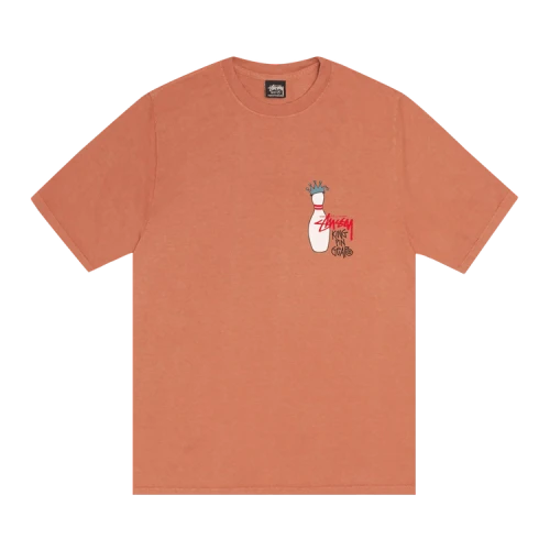 Stussy Pigment Dyed Kingpin Tee 'Rust'