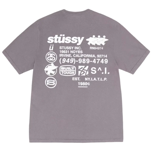 Stussy Pigment Dyed DNA Tee 'Shark'