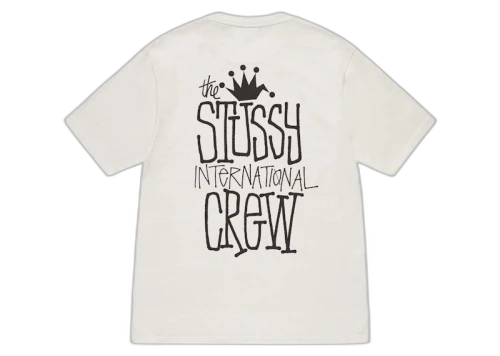 Stussy Crown International Pigment Dyed Tee Natural
